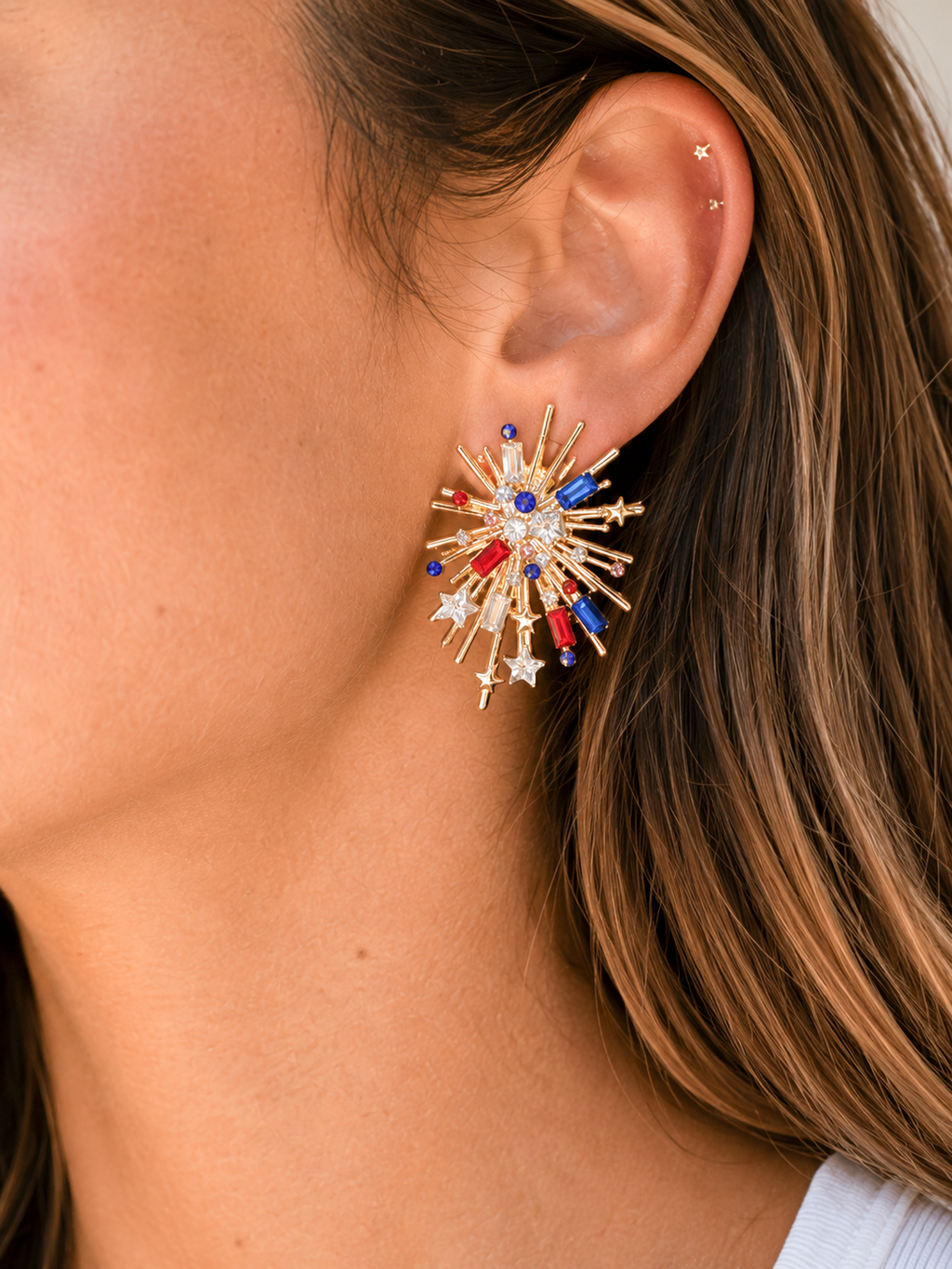Beaded Firework Earrings