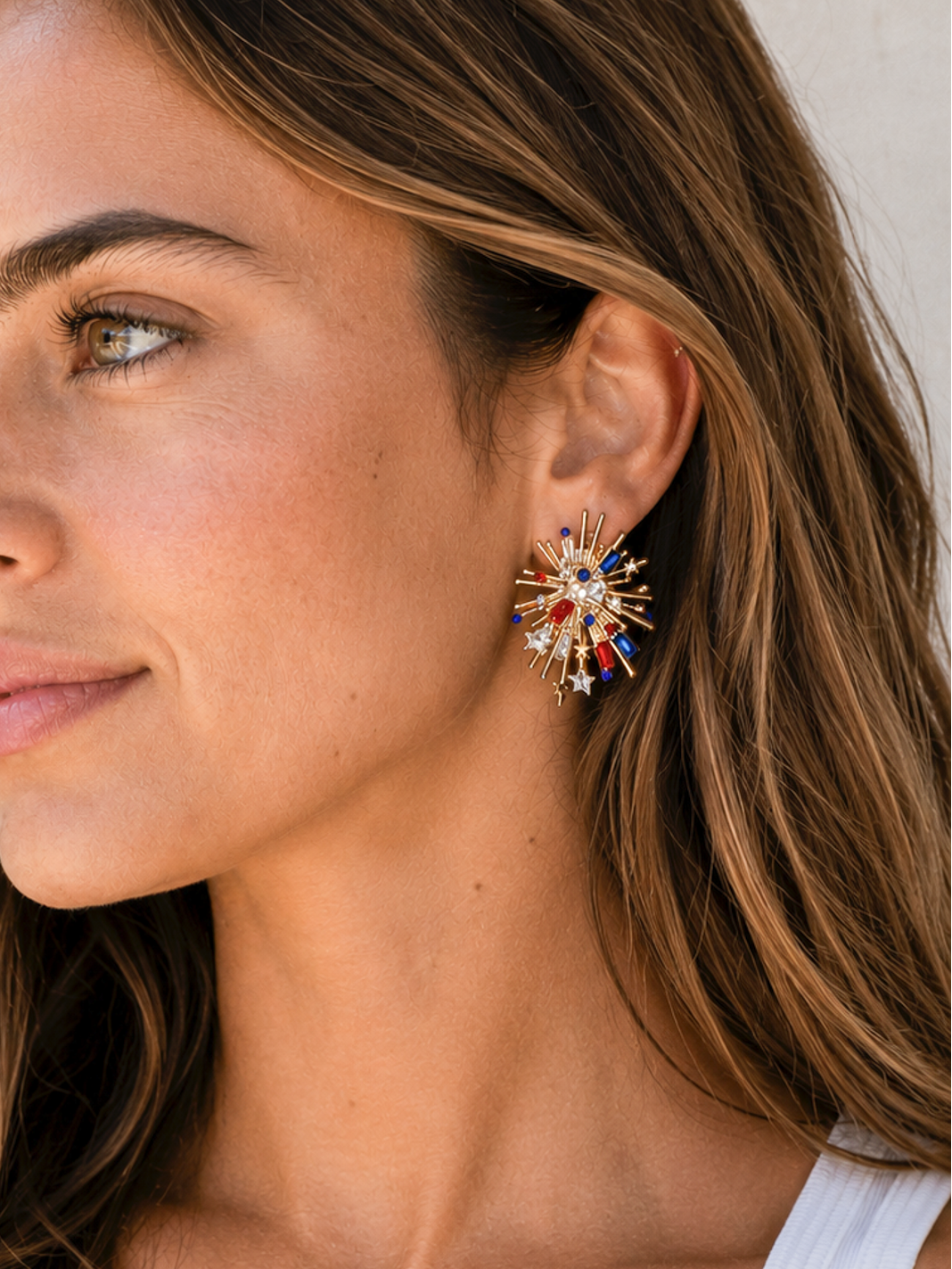 Beaded Firework Earrings