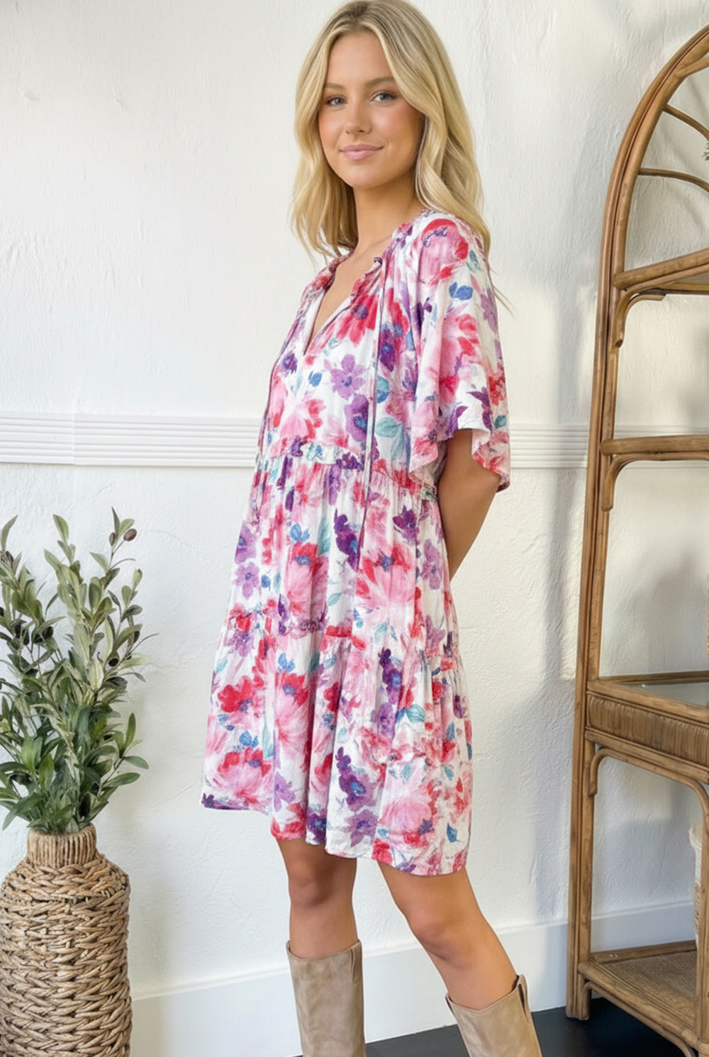 Petal Parade Tiered Dress