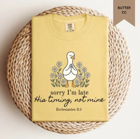 His Timing, Not Mine Tee