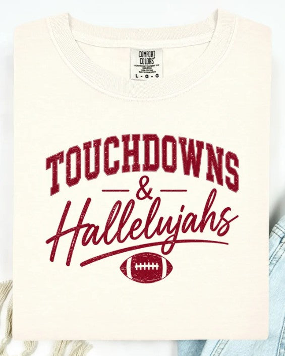 Touchdowns And Hallelujahs Tee