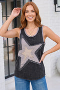 Star Power Mineral Washed Tank Top