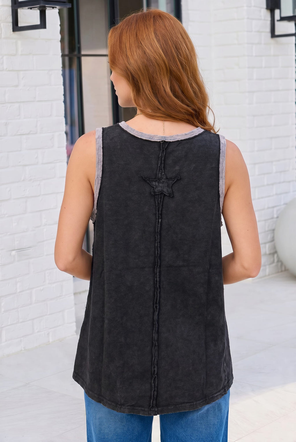 Star Power Mineral Washed Tank Top