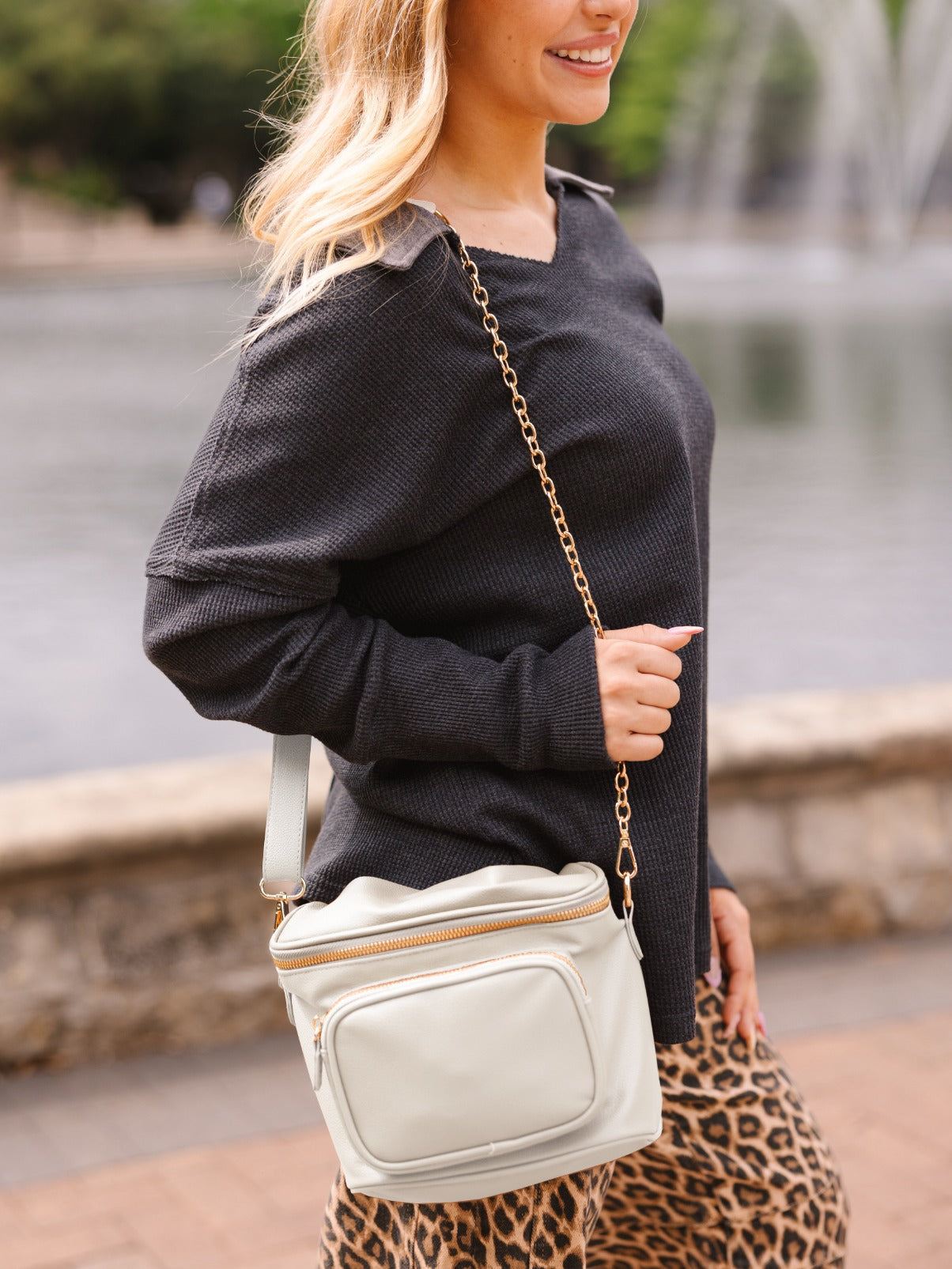 The Crosby Ivory Bag